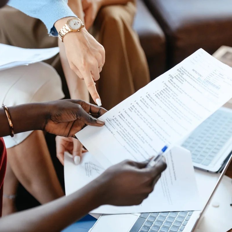 Holding paper contract
